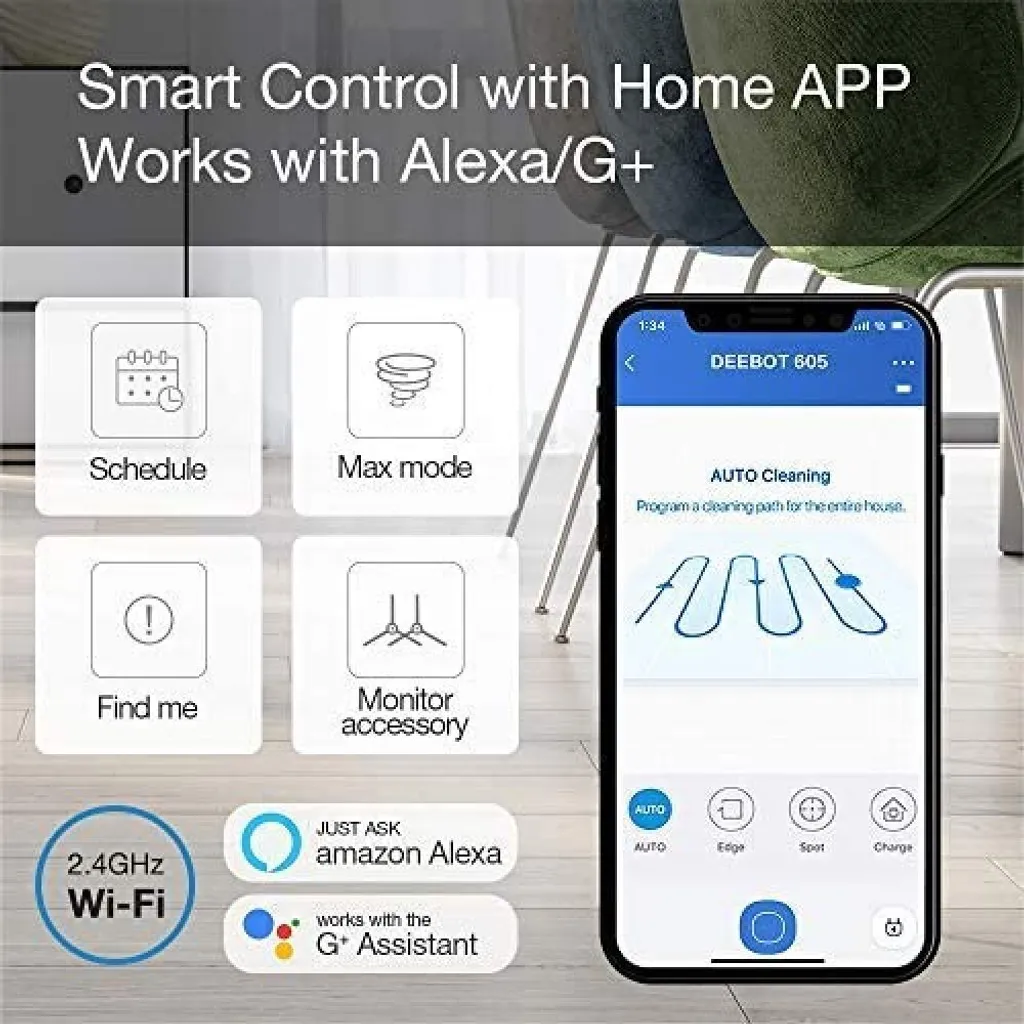 Ecovacs Deebot 605 Robotersauger Weiß – Bild 17