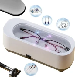 Ultraschallreiniger Ultraschallreinigungsgerät Ultraschallgerät 250ml Ultraschallbad Ultrasonic Cleaner 3000 Hz Für Brillen Schmuck Uhr