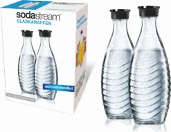 SodaStream Glaskaraffen 0,6 Liter Im 2er-Pack, 764997