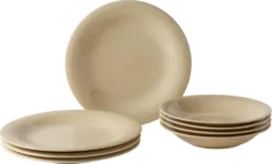 Villeroy & Boch Like Color Loop Sand Tafel-Set 8 Tlg Porzellan Service Beige