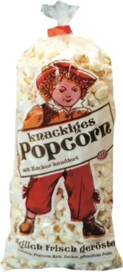 Popcorntüte Für 55 G 100 Stück Lausbub Transparent Zucker Polybeutel 1,4 Liter 15 X 32 Cm