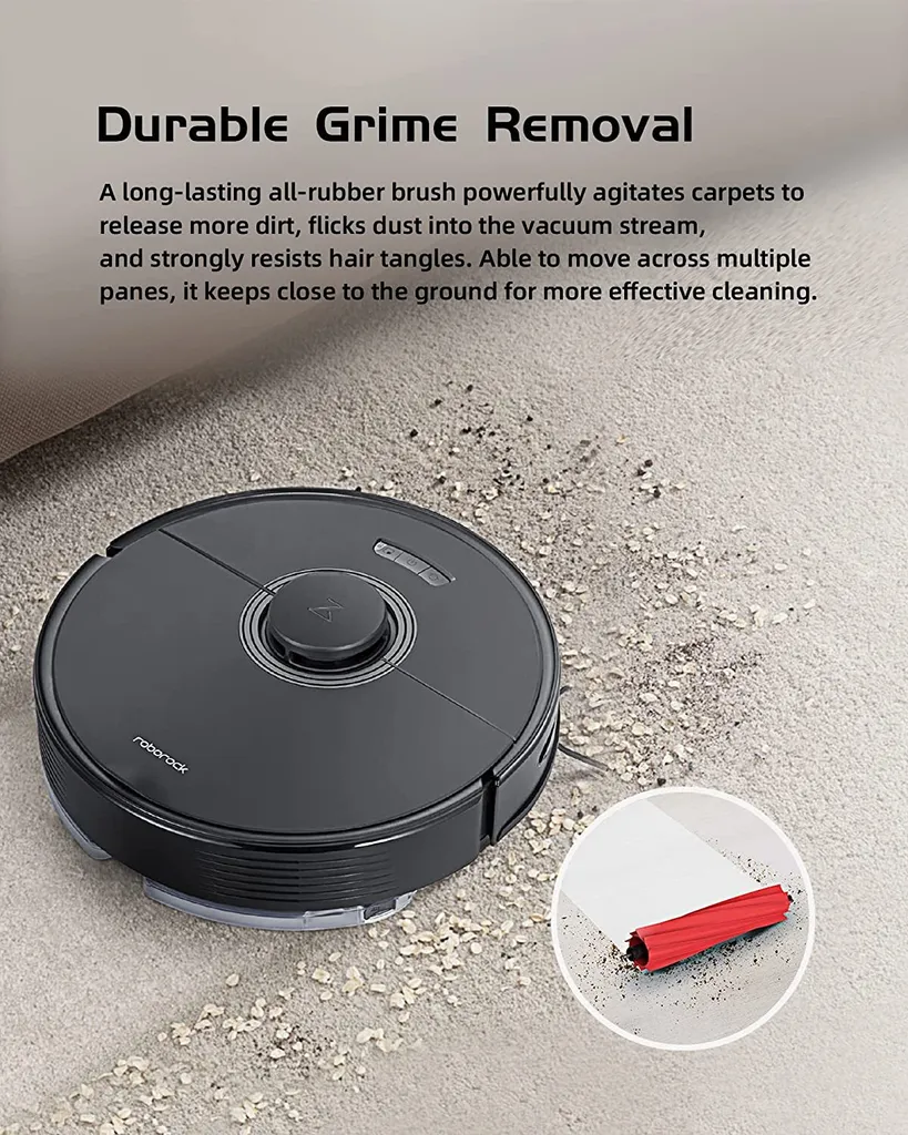 Roborock Q7 Max Staubsauger Saugroboter Kehrroboter 4200Pa Sonic LiDAR EU Schwarz (S5 MAX Update) – Bild 5