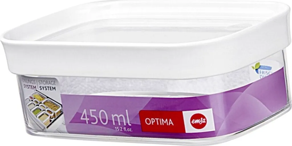 Emsa Trockenvorratsdose OPTIMA 0,45 Liter Transparent / Weiß – Bild 15