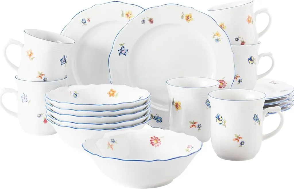 Seltmann Weiden Frühstück-Set Sonate Bunt Landhaus Traditionell