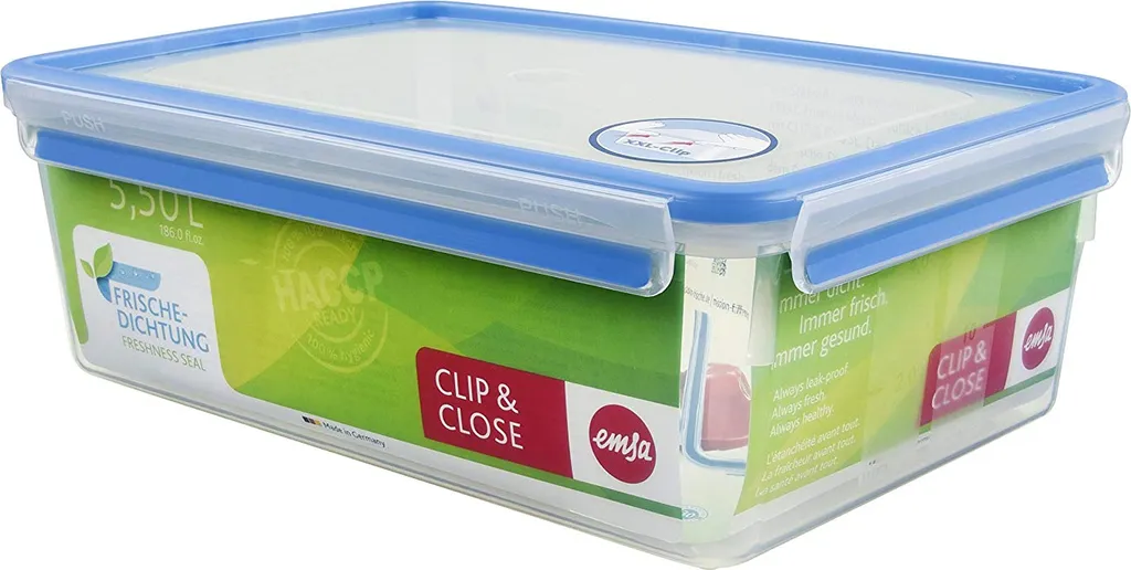 Emsa Frischhaltedose CLIP & CLOSE 5,50 Liter Transparent – Bild 4