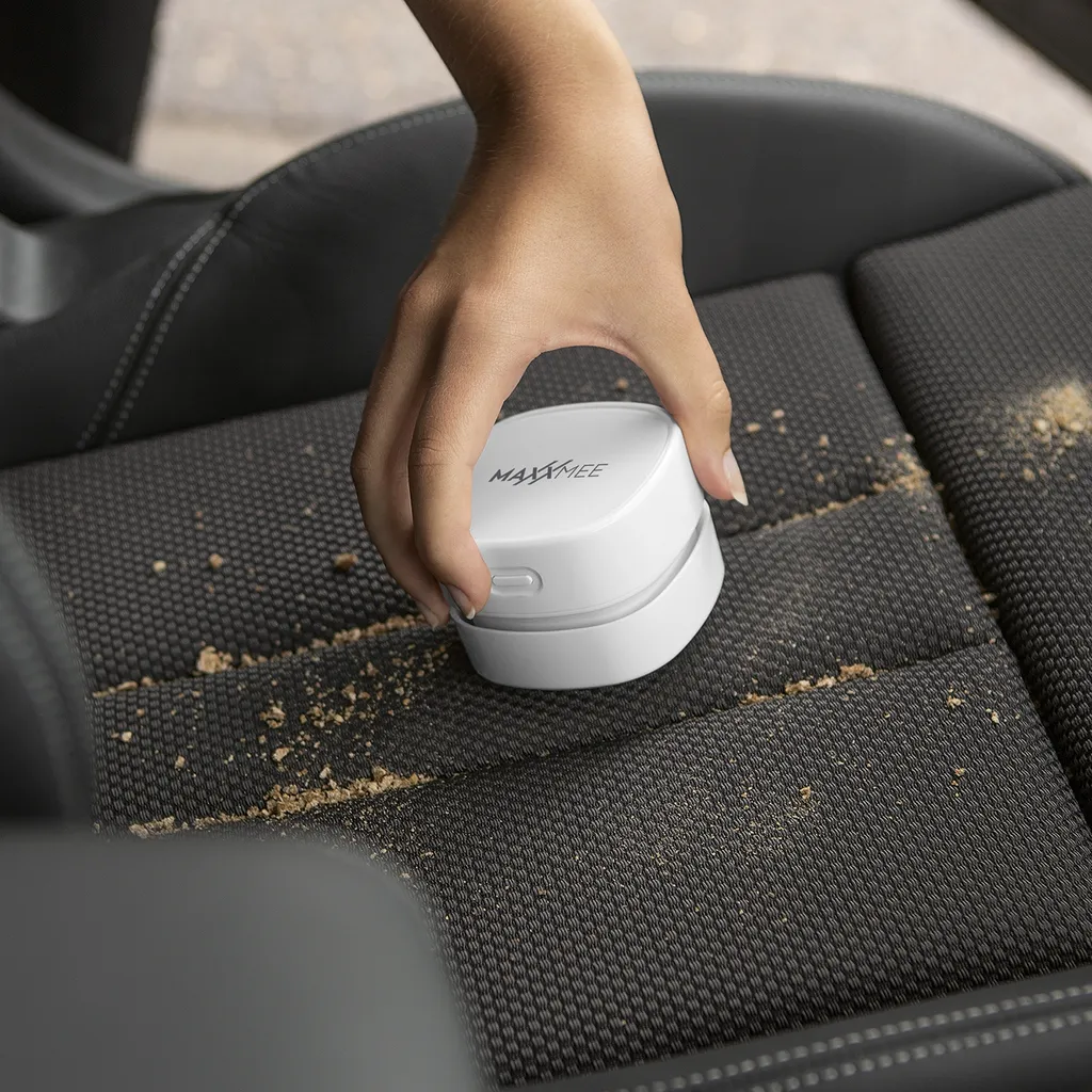 MAXXMEE Tisch-Staubsauger - 60 Minuten Laufzeit - Weiß Tischstaubsauger Mini Staubsauger Akku Handstaubsauger Handsauger Akkusauger – Bild 5