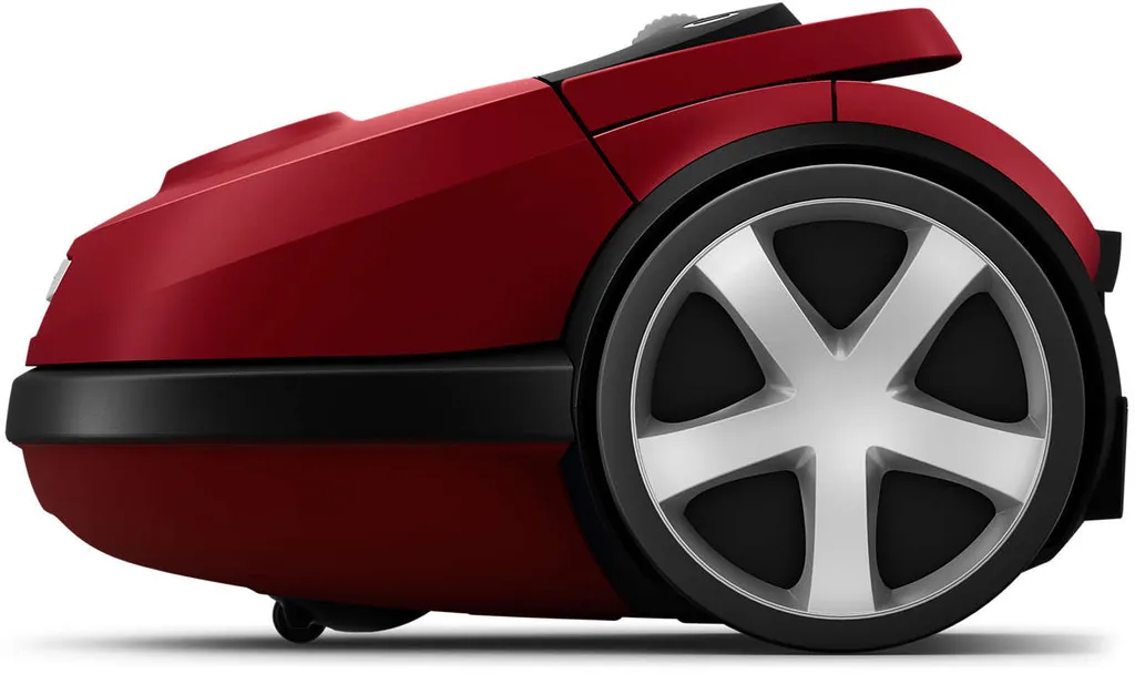 Philips Performer Silent Beutel Staubsauger, Allergiefilter, 99.9 % Staubaufnahme, 750 W, Rot (FC8784/09) – Bild 5