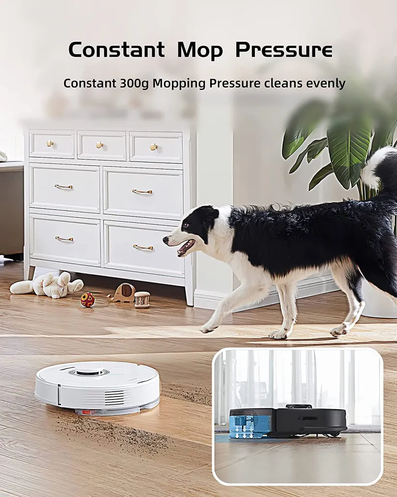 Roborock Q7 Max Staubsauger Saugroboter Kehrroboter 4200Pa Sonic LiDAR EU Schwarz (S5 MAX Update) – Bild 8