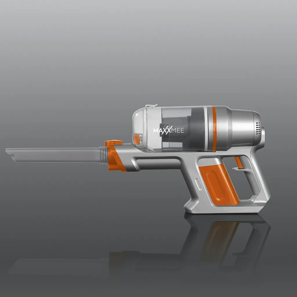 MAXXMEE Akku-Zyklon-Staubsauger Pet Star - Orange/silber Staubsauger Beutellos Akku Zyklon Bodenstaubsauger Kabellos 2in1 Tierhaare – Bild 11
