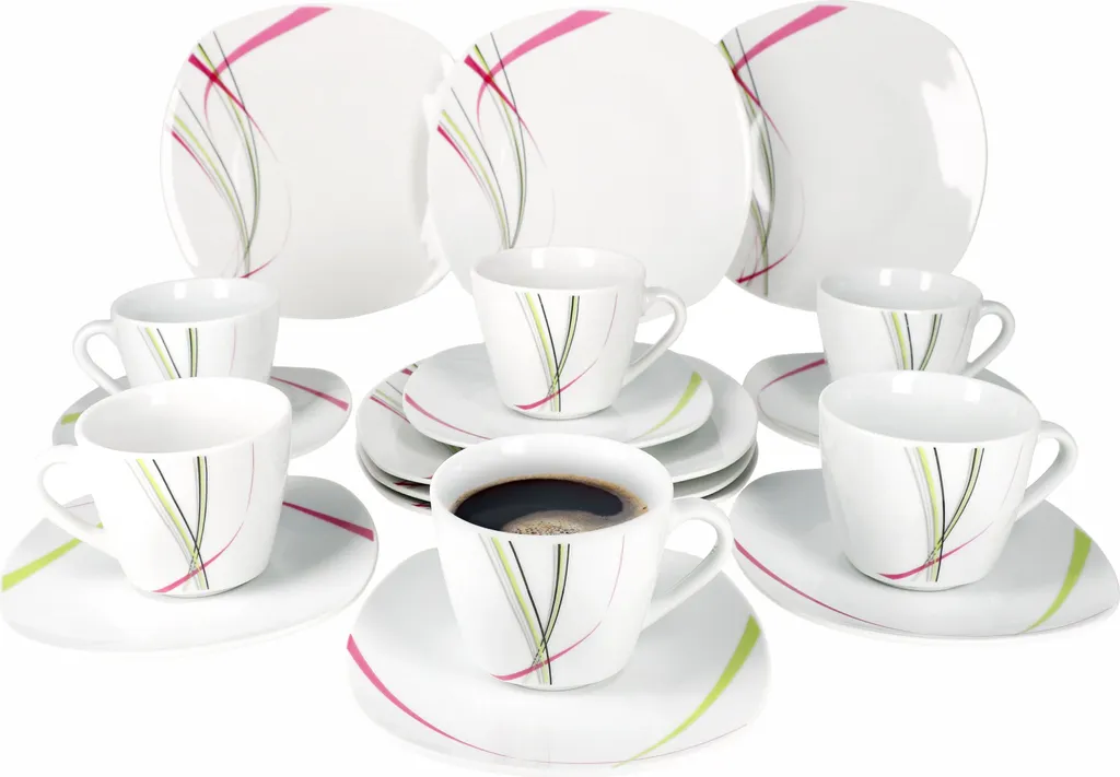 Van Well 18tlg. Kaffeeservice "Fashion"