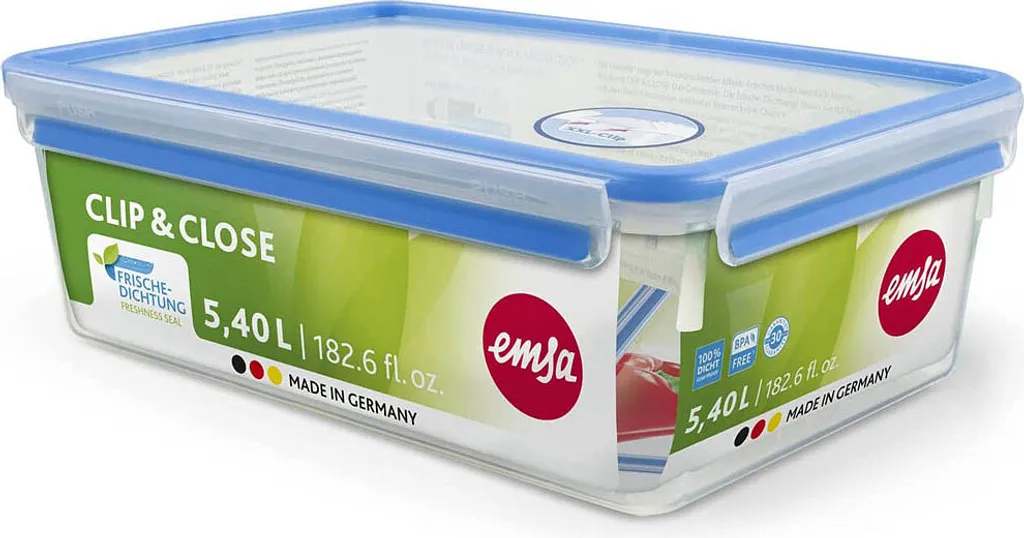 Emsa Frischhaltedose CLIP & CLOSE 5,50 Liter Transparent – Bild 12
