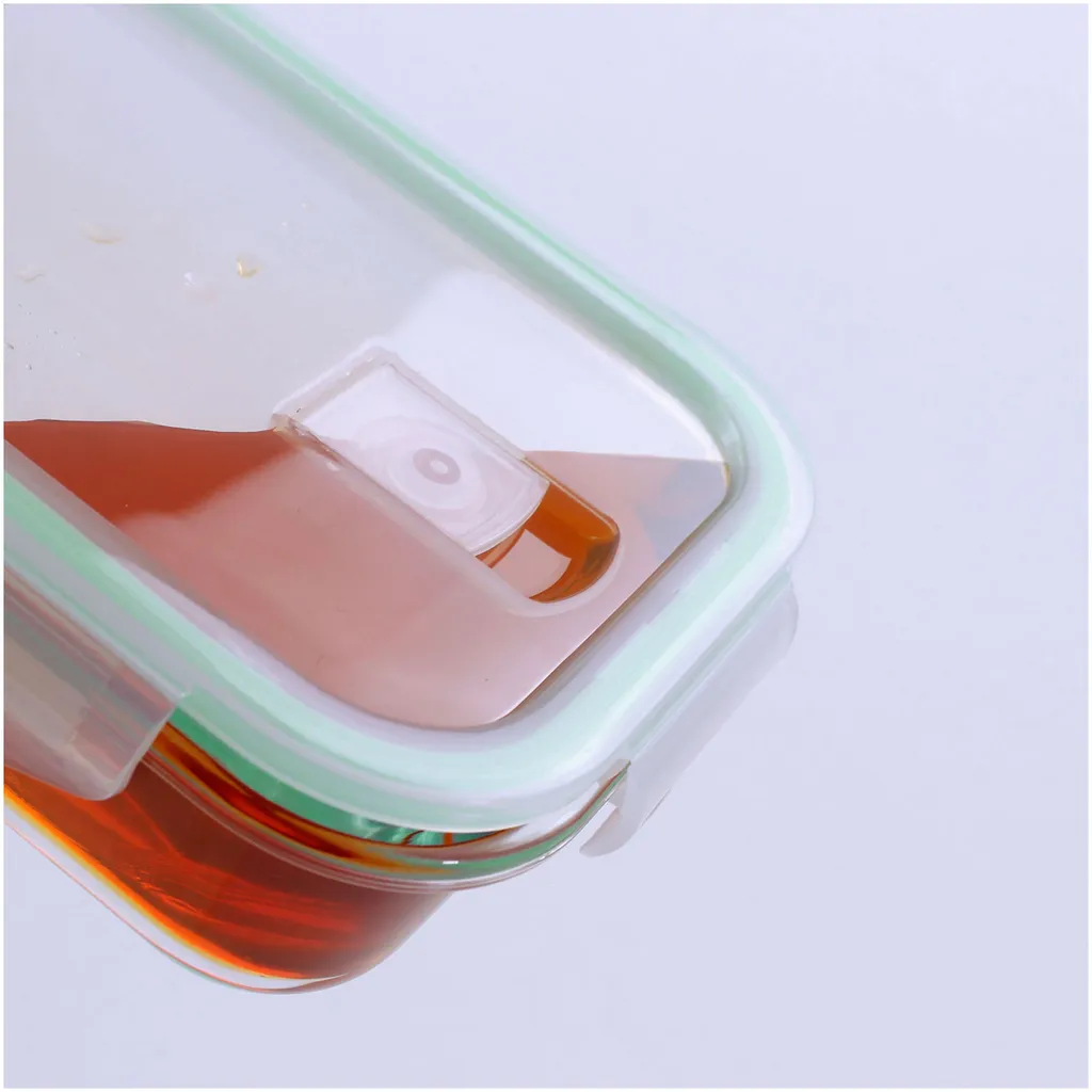 Cuisine Edition Klick-it Glas-Frischhaltedosen Set 8-tlg. Mint, 4 Glasschüsseln Mit Passendem Deckel Mit Mikrowellenventil, Geeignet Für Backofen, Mikrowelle & Gefrierfach, BPA-frei – Bild 2