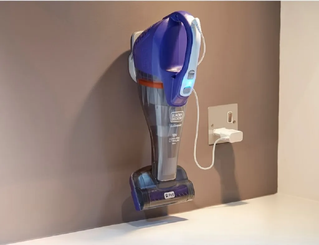 Black & Decker DVB315JP Dustbuster Pet, Violett/titanium – Bild 6