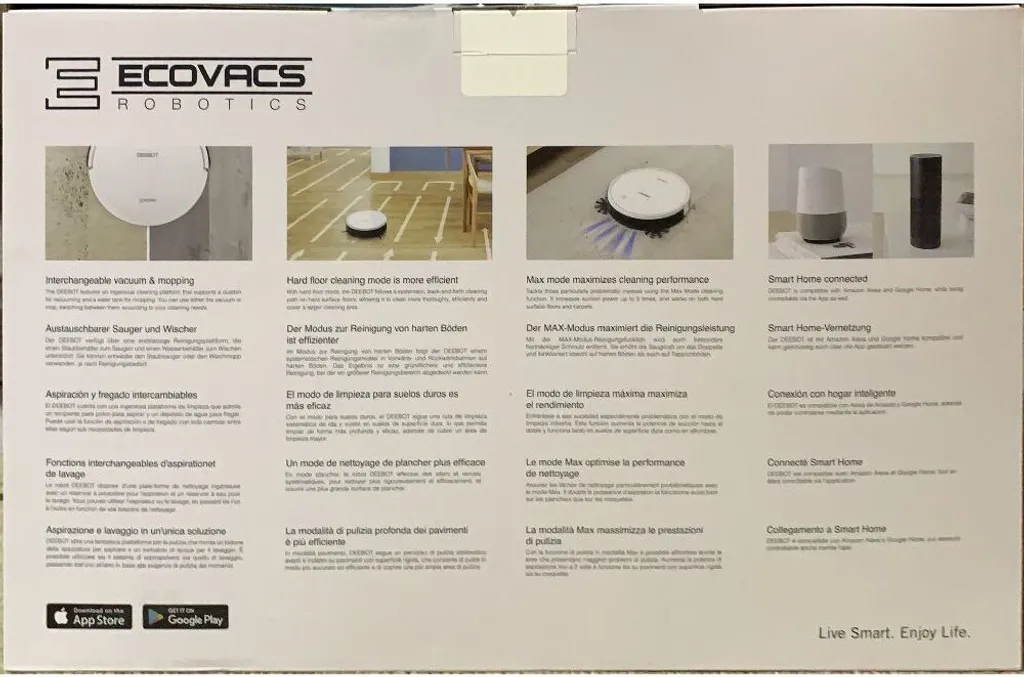 Ecovacs Deebot 605 Robotersauger Weiß – Bild 16