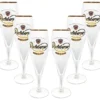 Radeberger Pilsener Bierpokal Glas Gläser-Set - 6x Pilstulpen 0,3l Geeicht