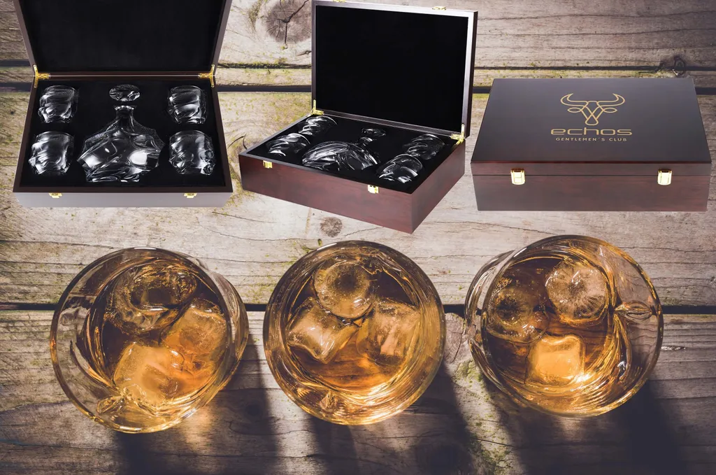 Echos Whiskyset | Whiskygläser | 7-Teiliges Whiskeyset | Geschenkset – Bild 6